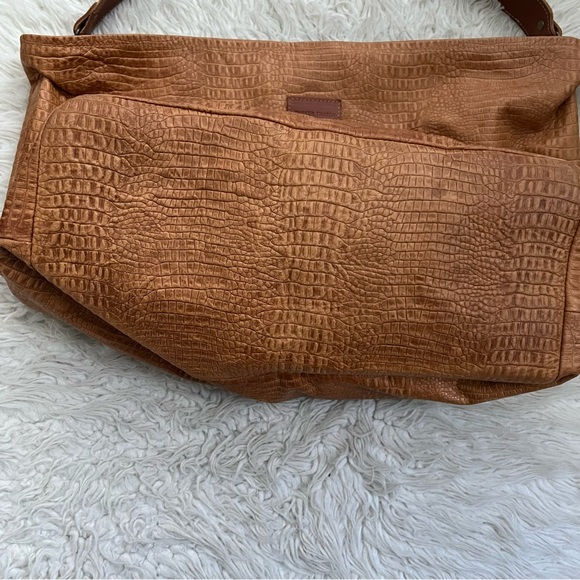 Parker Thatch XL Jane Slouch Bag  - Leather Tan Croco - Picture 5 of 14